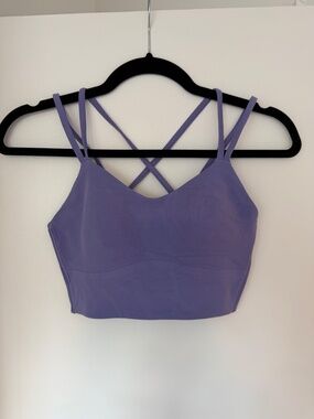 Lululemon Like a Cloud Longline Bra (Dark Lavender, Size 6)